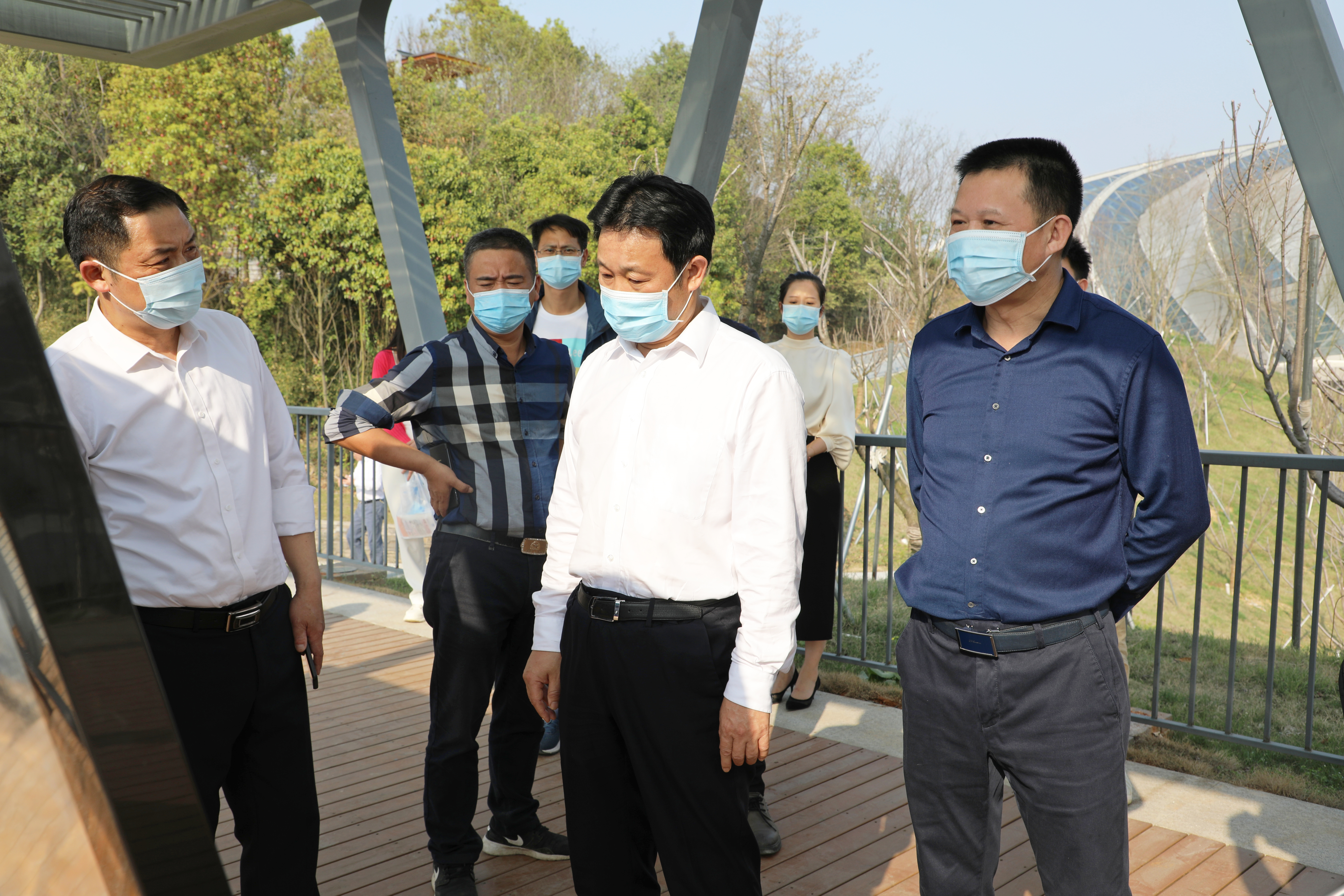 3月15日，市委副書記、湖南省第十四屆運(yùn)動(dòng)會(huì)，第十一屆殘疾人運(yùn)動(dòng)會(huì)岳陽市籌備委員會(huì)執(zhí)行主任李摯調(diào)研第十四屆省運(yùn)會(huì)部分場(chǎng)館建設(shè)項(xiàng)目。.jpg